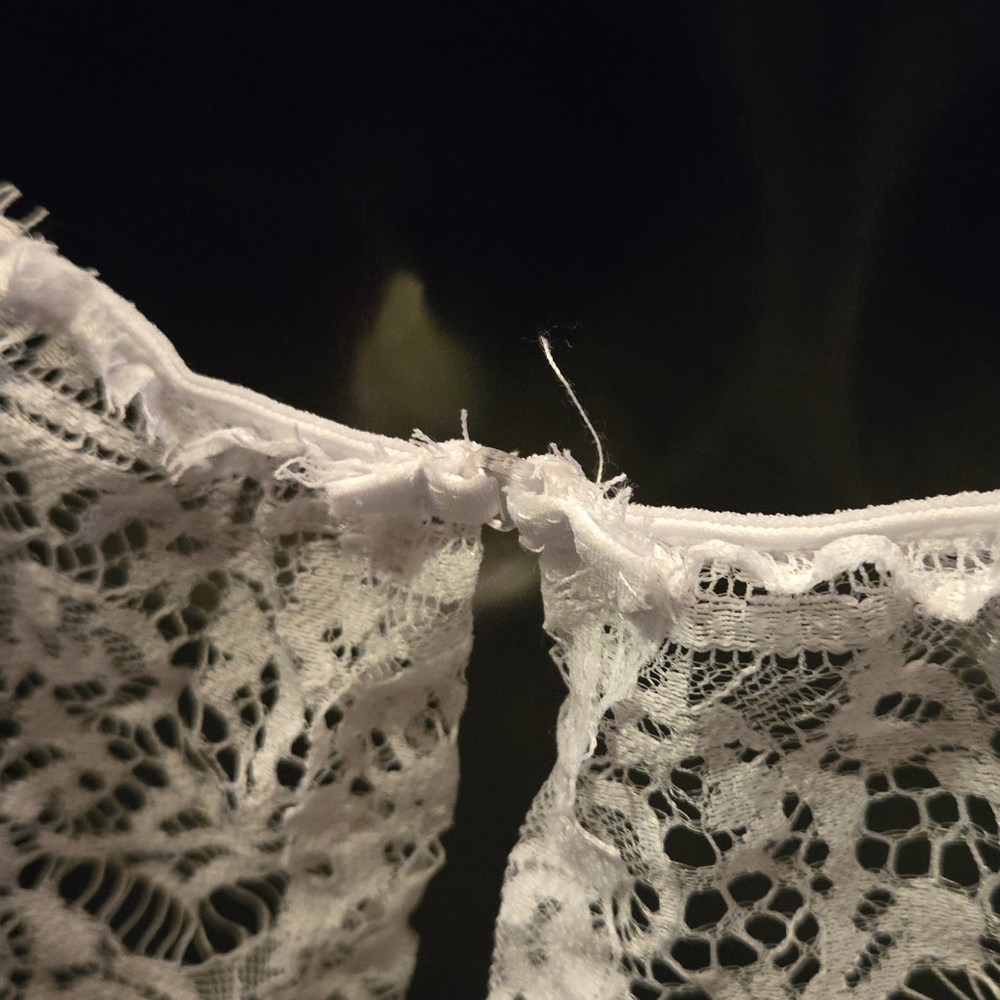 Free People Black & White Lace Bralette Duo SzM X2 - Picture 11 of 12